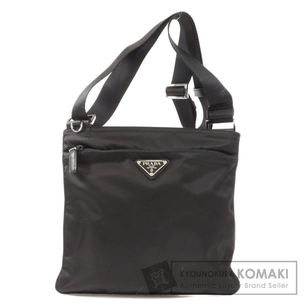 Prada logo Plat shoulder bag nylon